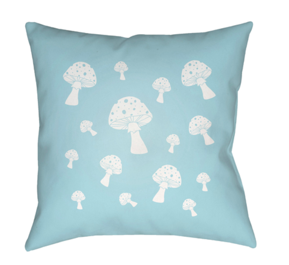 LIL042-1818 Mushrooms 18 x 18 x 4 in. Throw Pillow - Medium