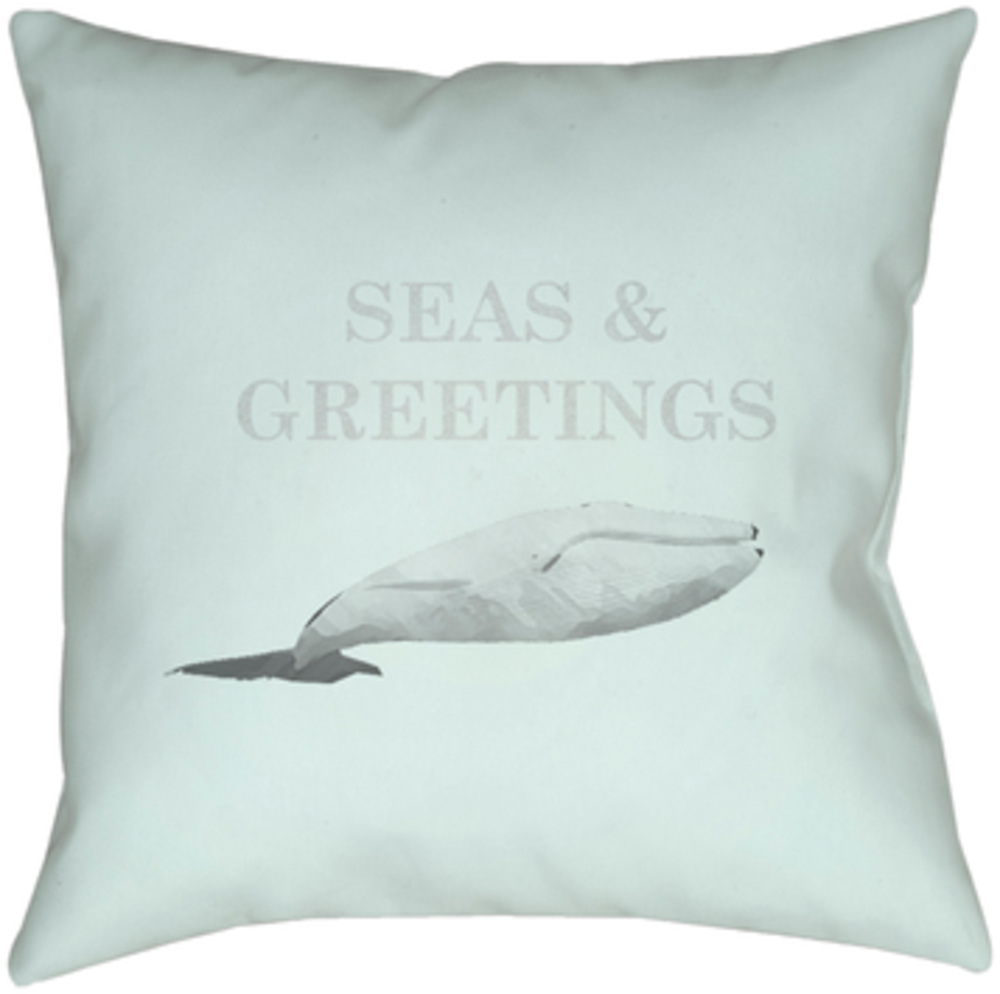 PHDSG002-1616 Seas & Greetings 16 x 16 x 4 in. Throw Pillow, Green - Medium