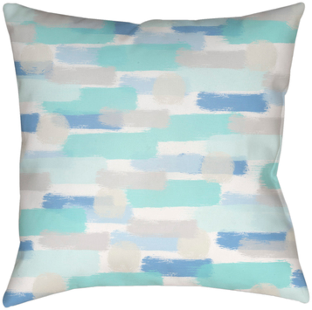 PHDSP001-1616 Seaside Splendor 16 x 16 x 4 in. Throw Pillow, Blue - Medium