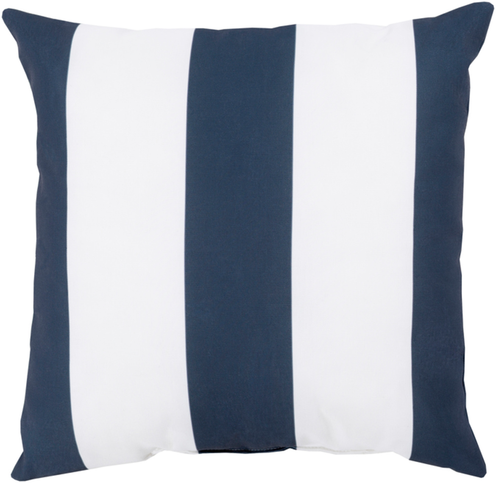 RG159-2020 Rain 20 x 20 x 4 in. Throw Pillow, Navy - Medium