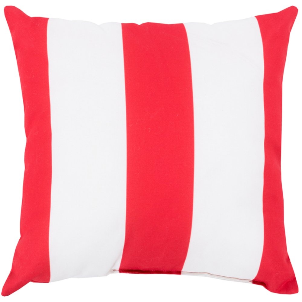 RG160-1818 Rain 18 x 18 x 4 in. Throw Pillow, Red - Medium
