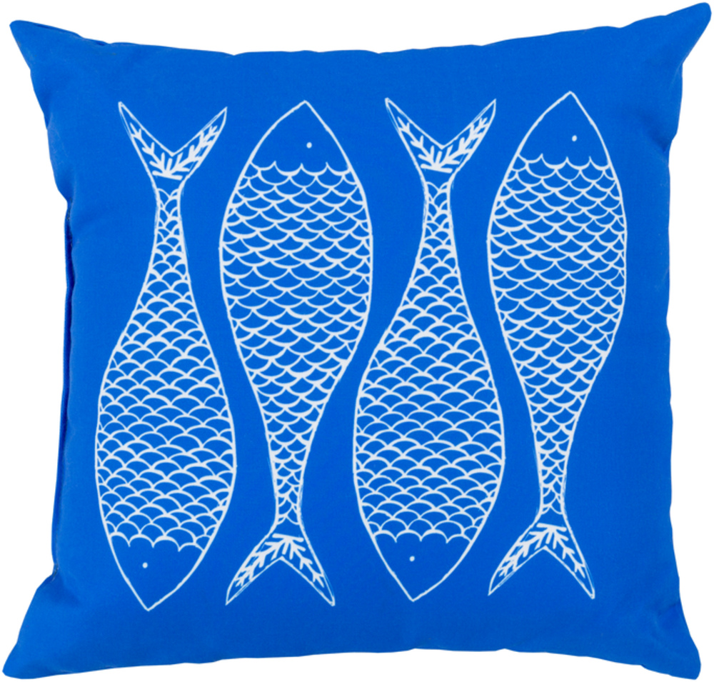RG169-1818 Rain 18 x 18 x 4 in. Throw Pillow, Navy - Medium
