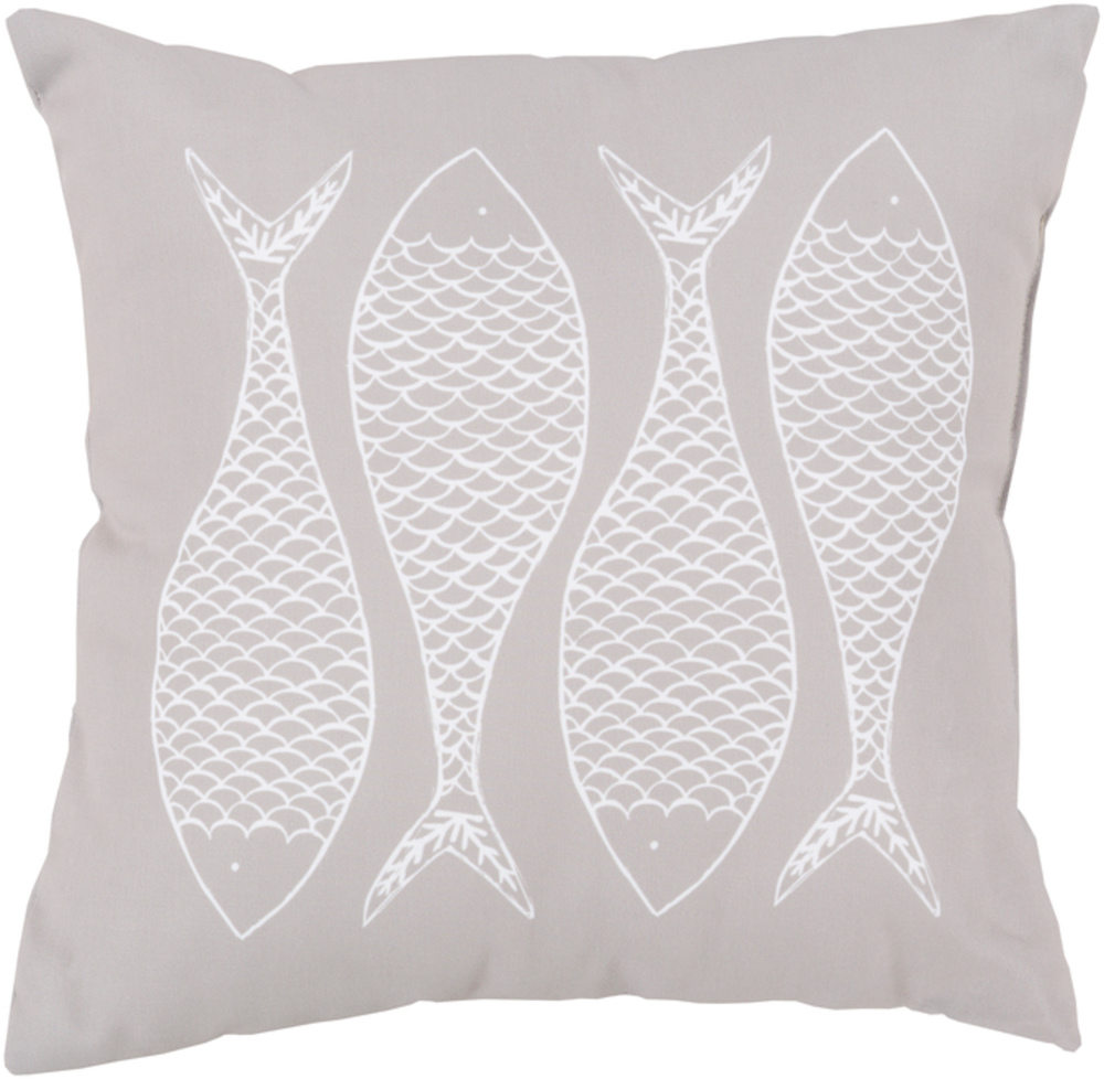 RG170-1818 Rain 18 x 18 x 4 in. Throw Pillow, Off-White - Medium