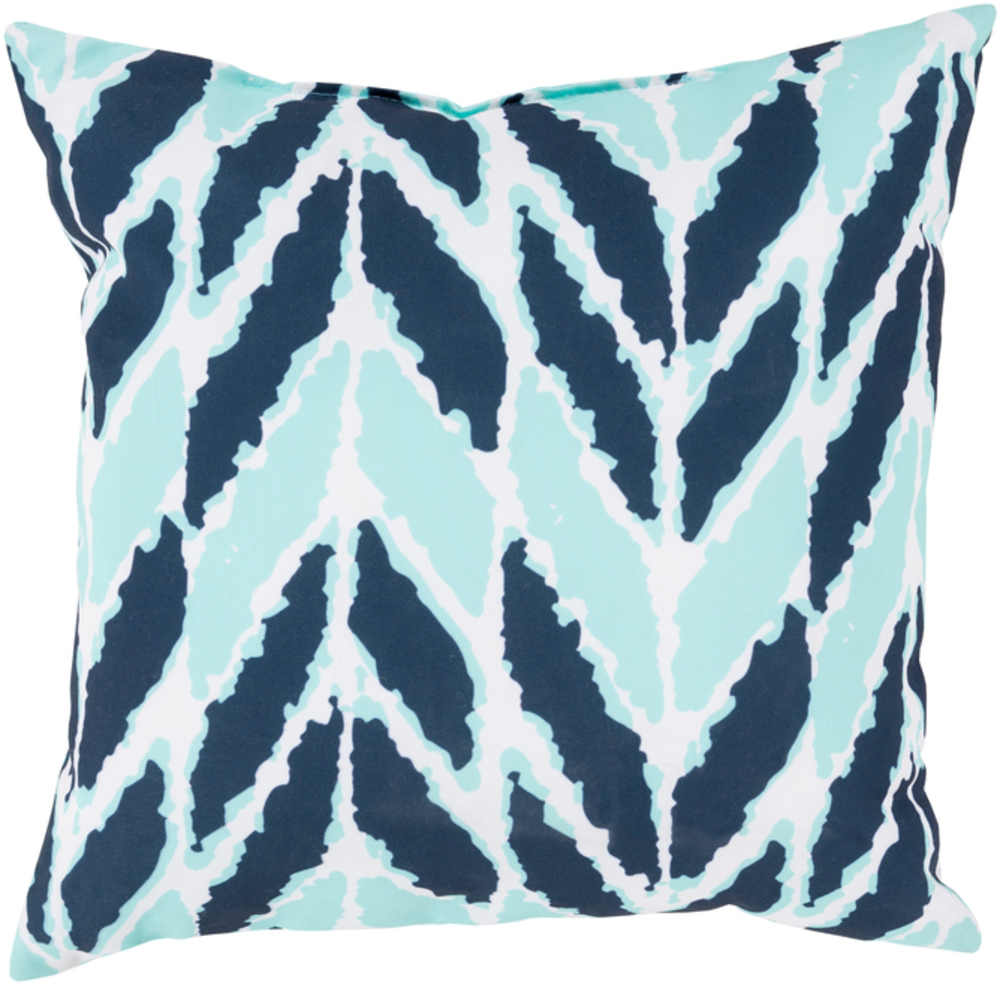 RG172-2020 Rain 20 x 20 x 4 in. Throw Pillow, Navy - Medium