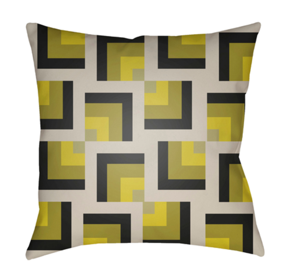 MD089-2020 Moderne 20 x 20 x 4 in. Throw Pillow, Green - Medium