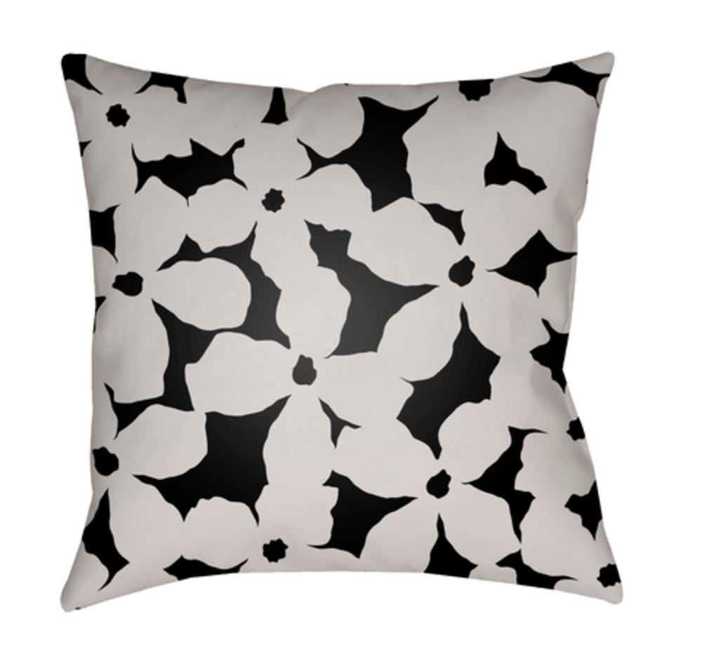 MF003-2020 Moody Floral 20 x 20 x 4 in. Throw Pillow, Off-White - Medium