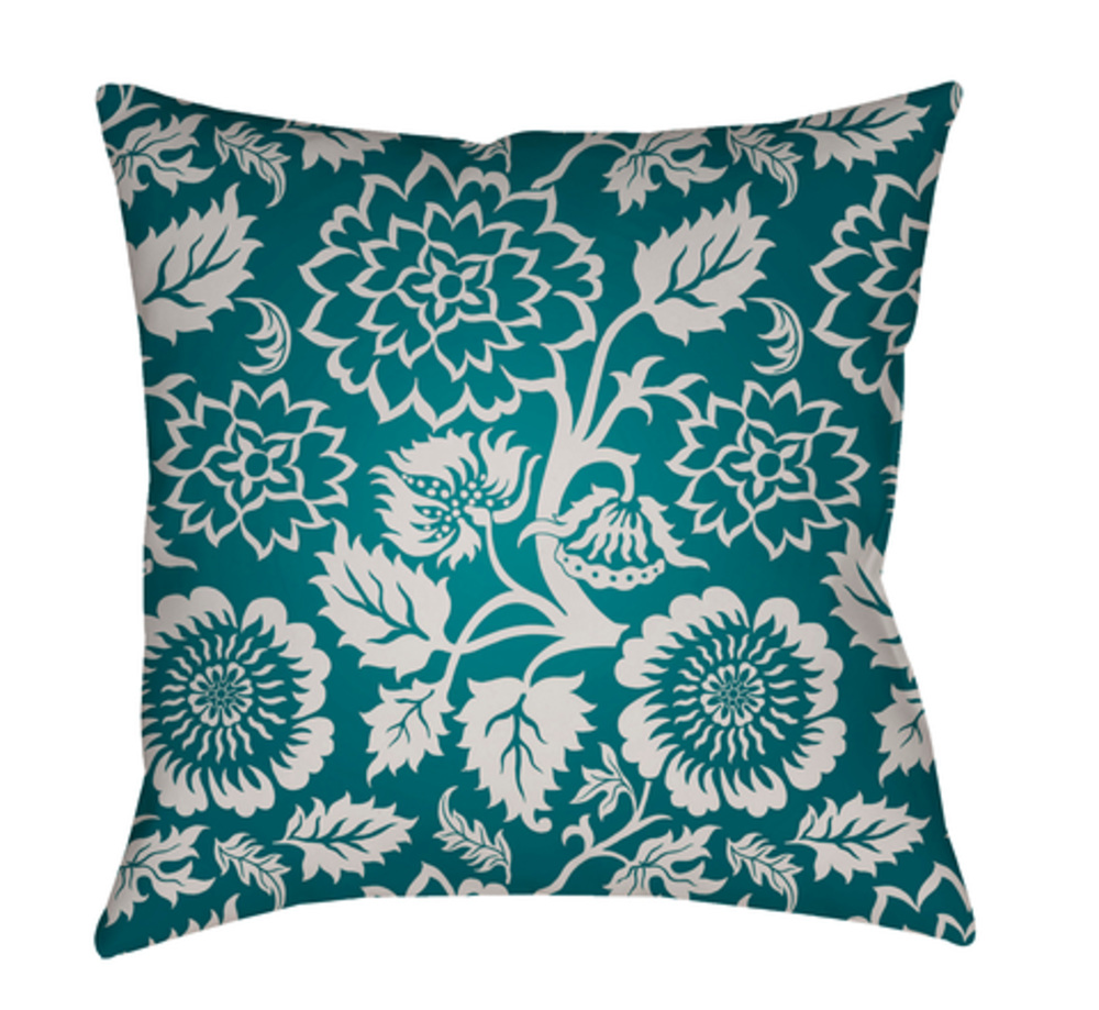 MF026-2020 Moody Floral 20 x 20 x 4 in. Throw Pillow, Off-White - Medium