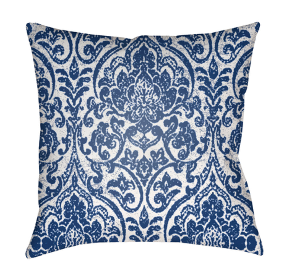 ID009-2020 Decorative 20 x 20 x 4 in. Throw Pillow, Blue - Medium