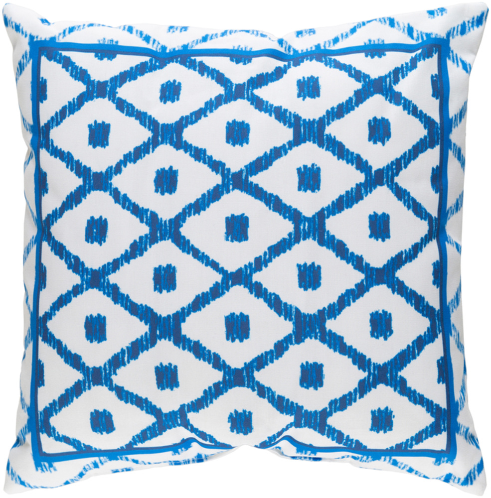 ID016-2020 Decorative 20 x 20 x 4 in. Throw Pillow, Blue - Medium