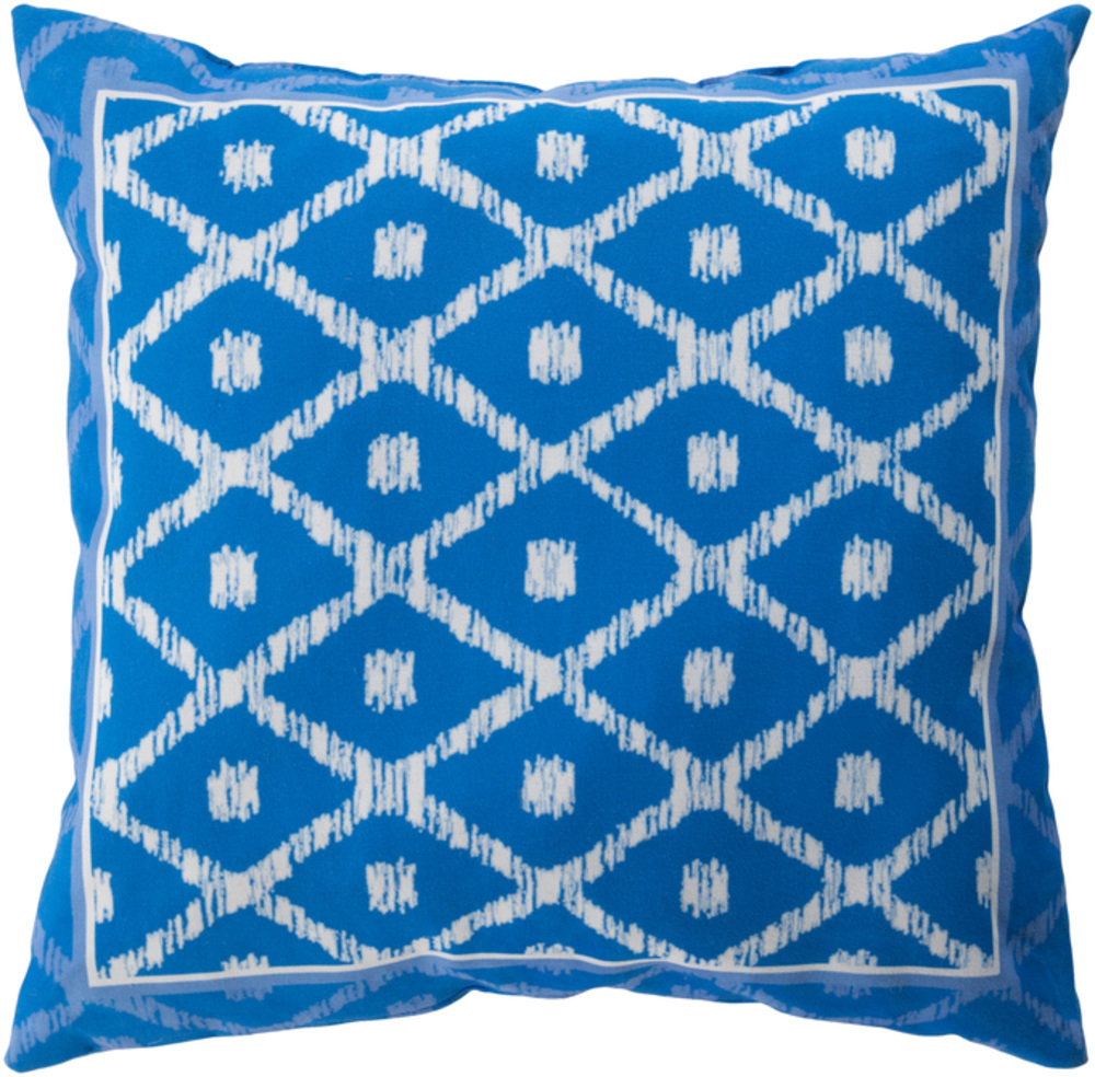 ID017-2020 Decorative 20 x 20 x 4 in. Throw Pillow, Blue - Medium