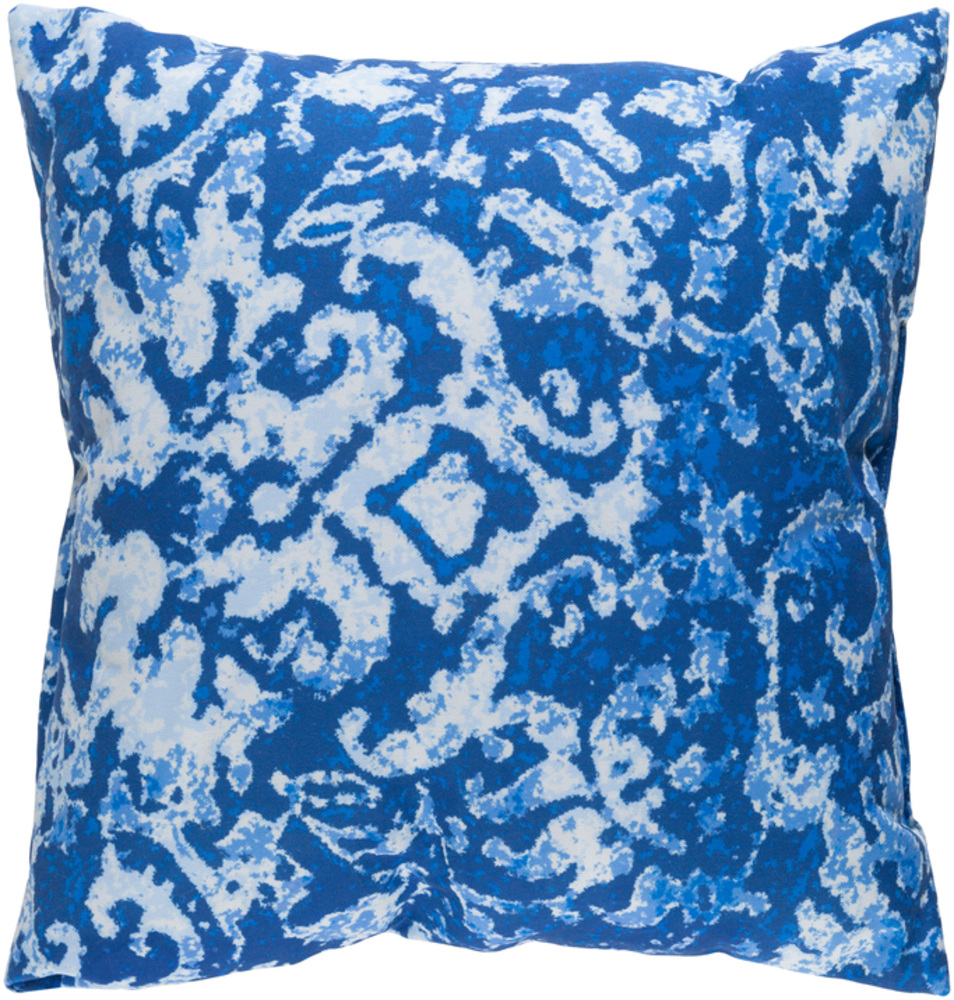 ID021-1818 Decorative 18 x 18 x 4 in. Throw Pillow, Blue - Medium