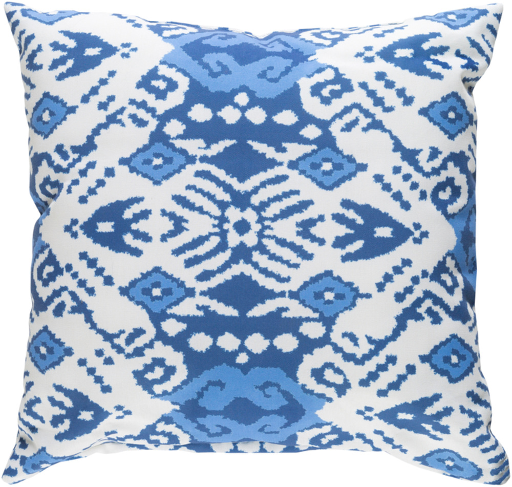 ID023-2020 Decorative 20 x 20 x 4 in. Throw Pillow, Blue - Medium