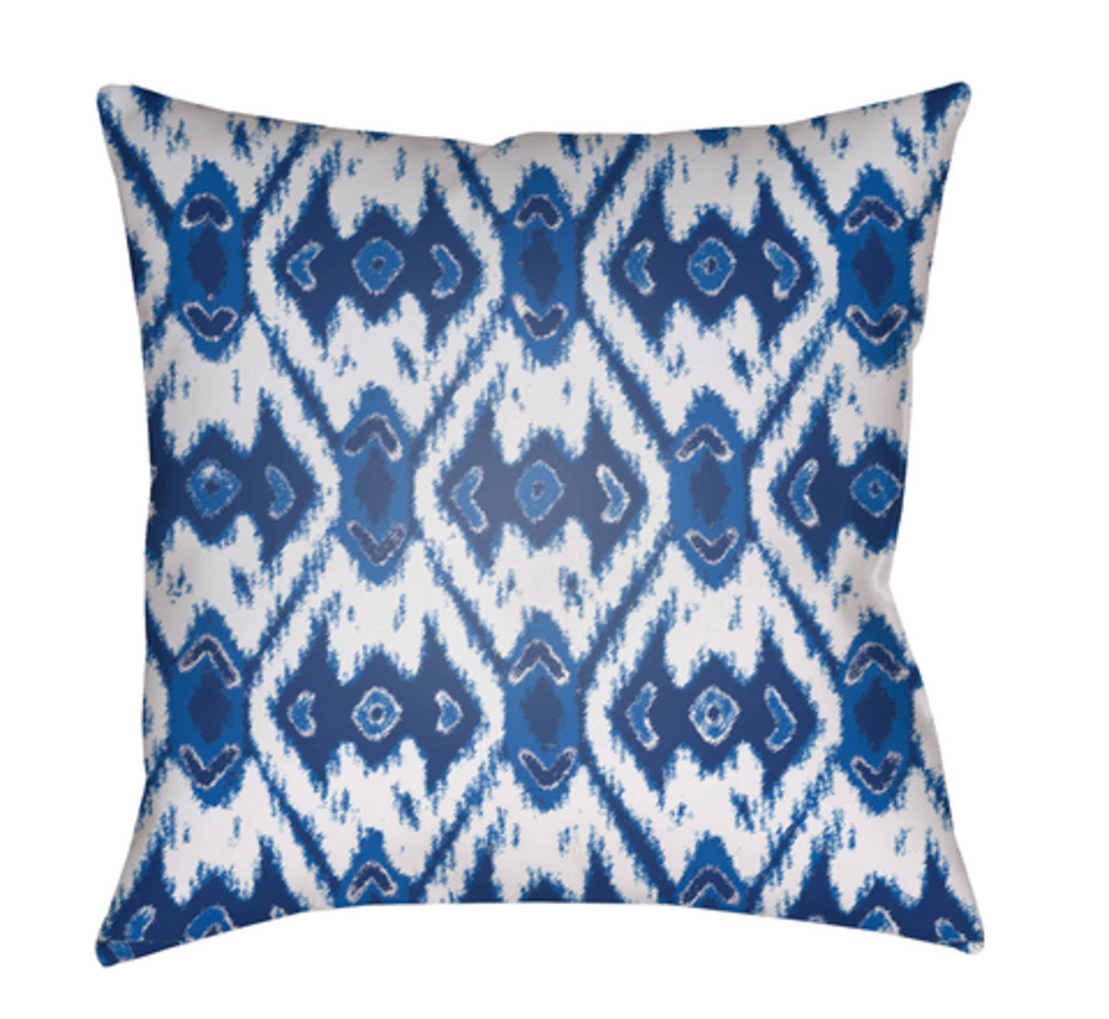 ID024-2020 Decorative 20 x 20 x 4 in. Throw Pillow, Blue - Medium