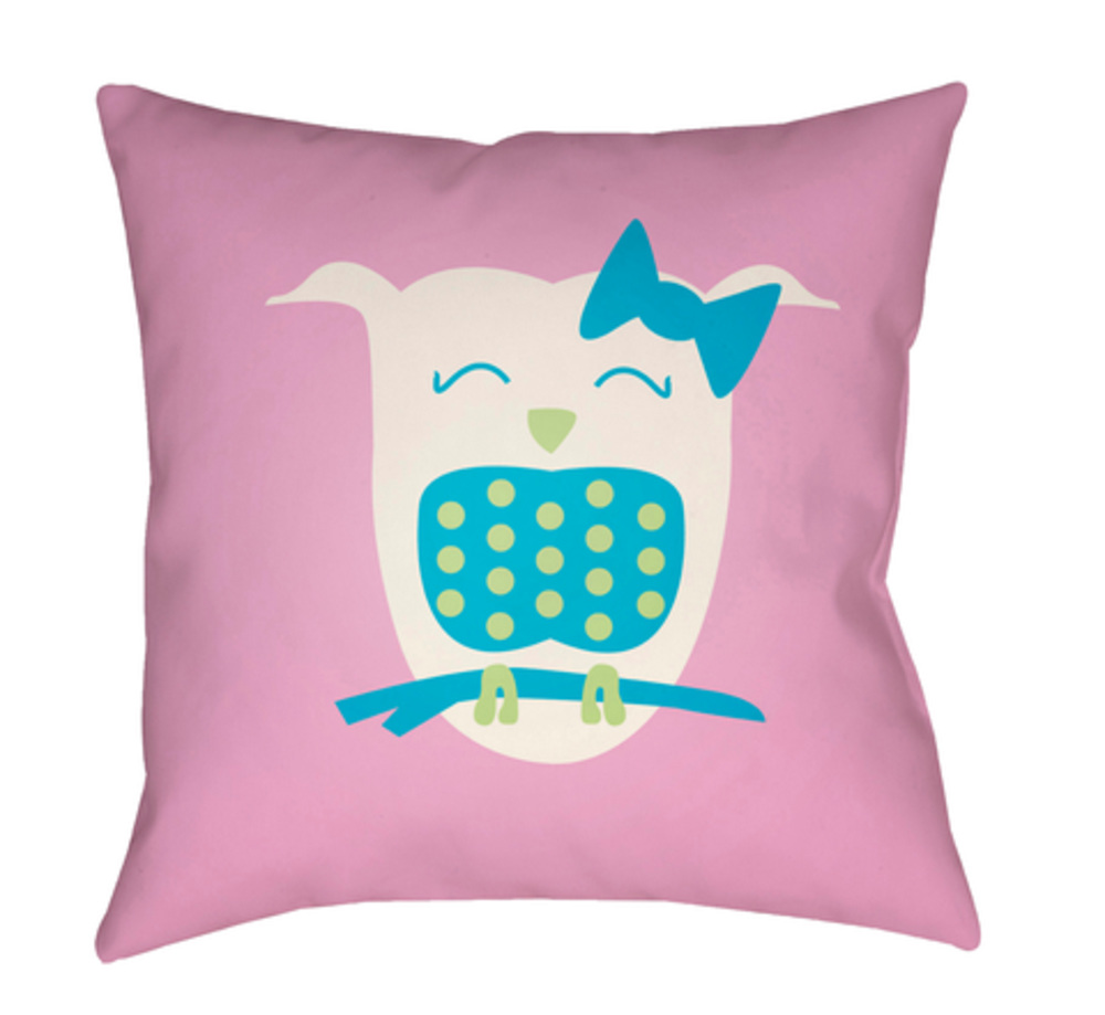 LI030-2222 Littles 22 x 22 x 5 in. Throw Pillow, Blue - Large