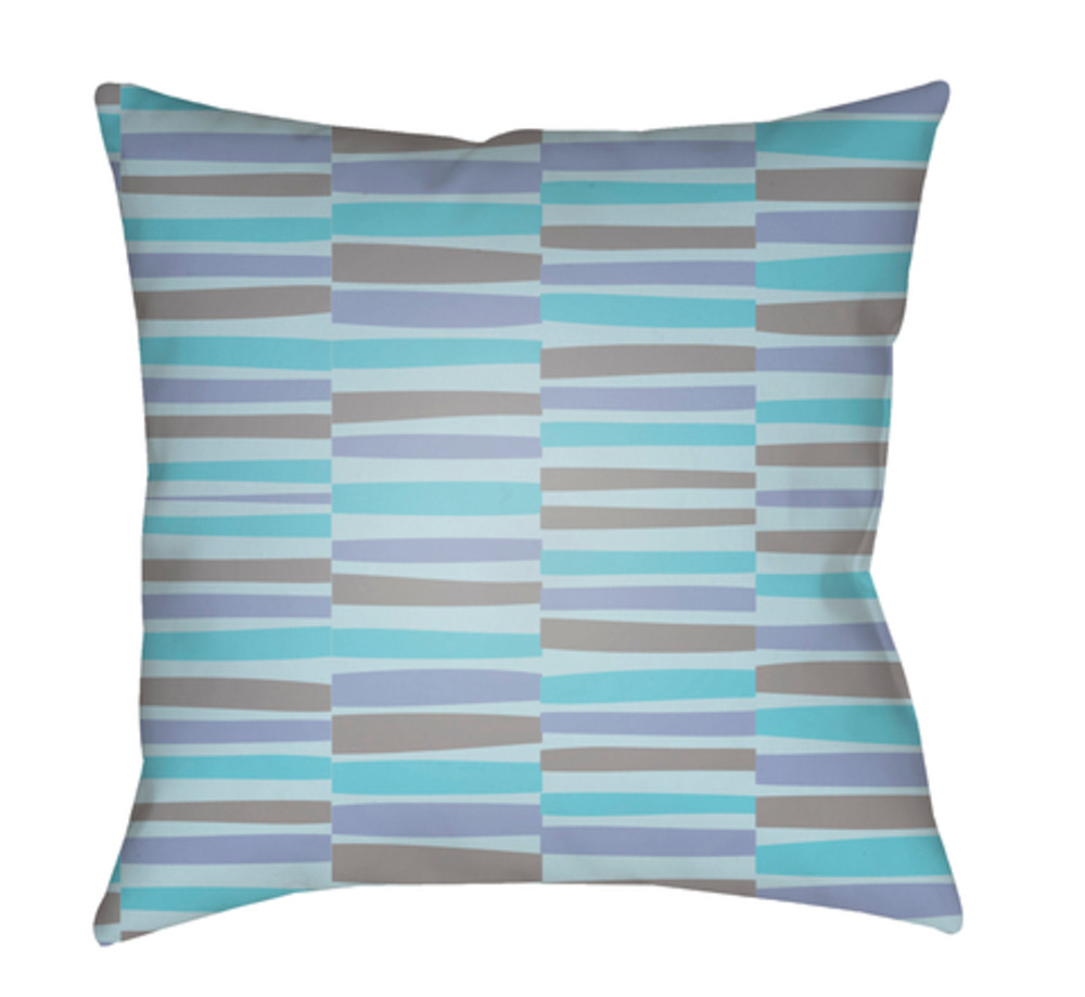 LI041-2222 Littles 22 x 22 x 5 in. Throw Pillow, Blue - Large