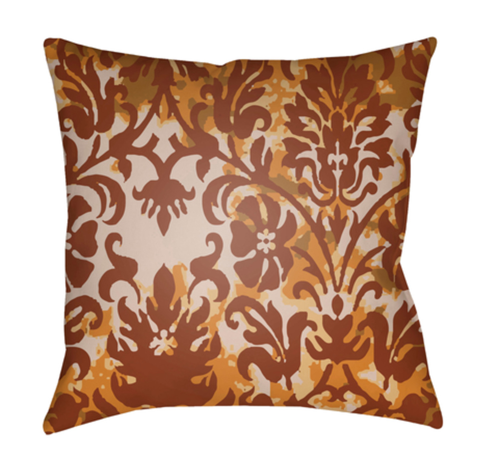 DK006-2222 Moody Damask 22 x 22 x 5 in. Throw Pillow, Tan - Large