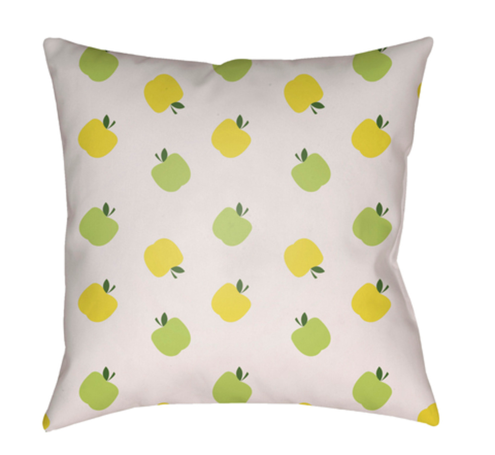 LIL007-2020 Apples 20 x 20 x 4 in. Throw Pillow - Medium