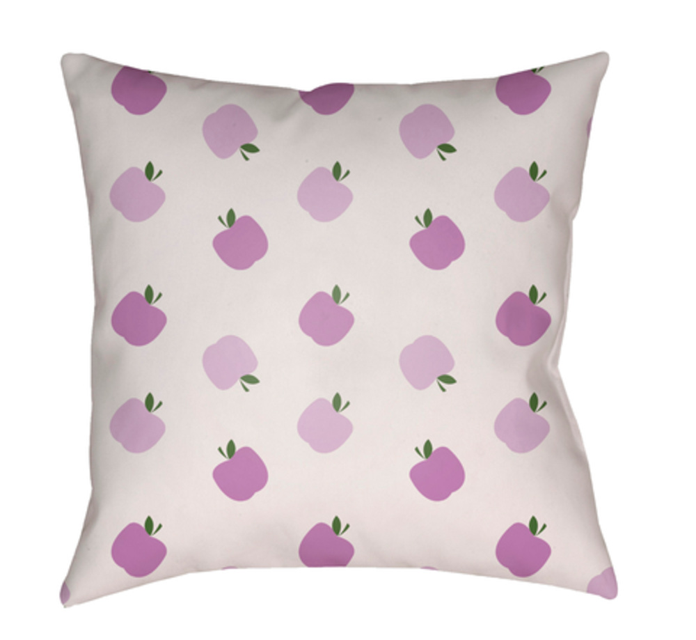 LIL008-2020 Apples 20 x 20 x 4 in. Throw Pillow - Medium
