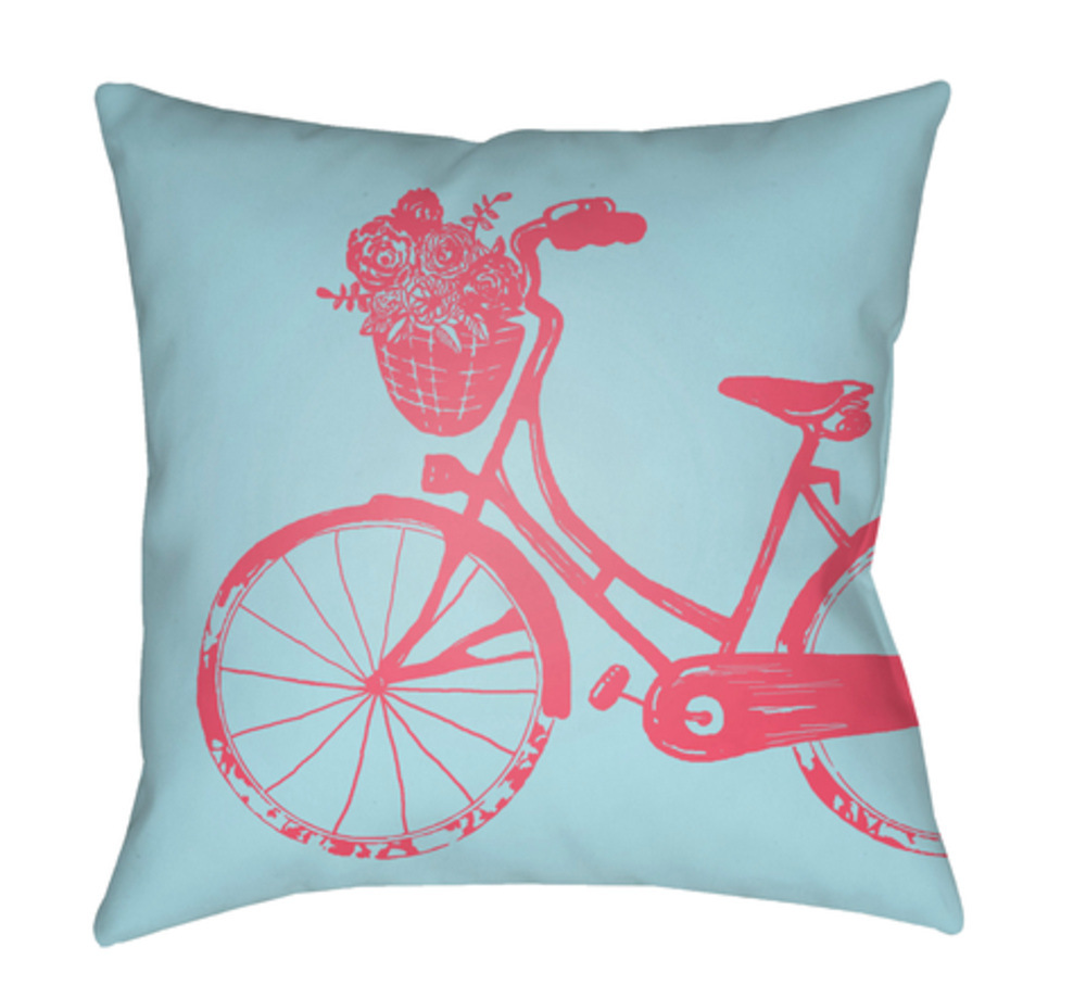 LIL010-2020 Bicycle 20 x 20 x 4 in. Throw Pillow - Medium