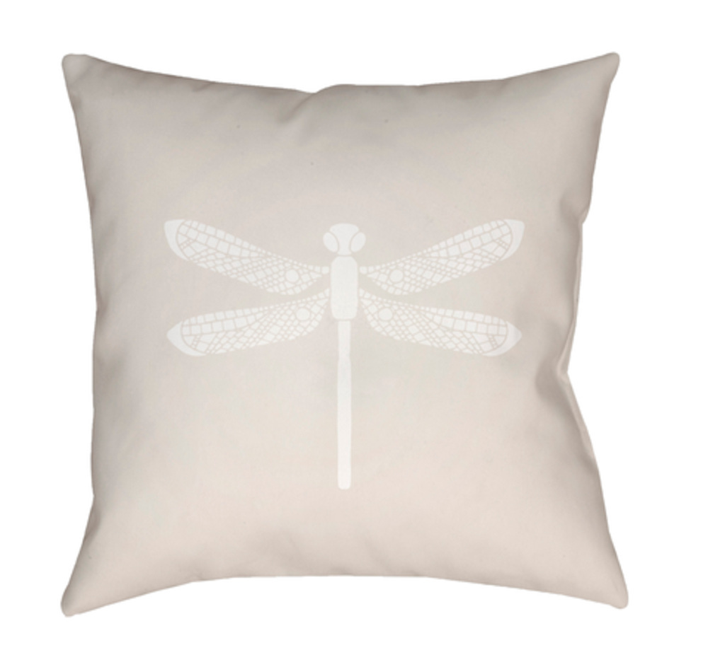 LIL027-2020 Dragonfly 20 x 20 x 4 in. Throw Pillow - Medium