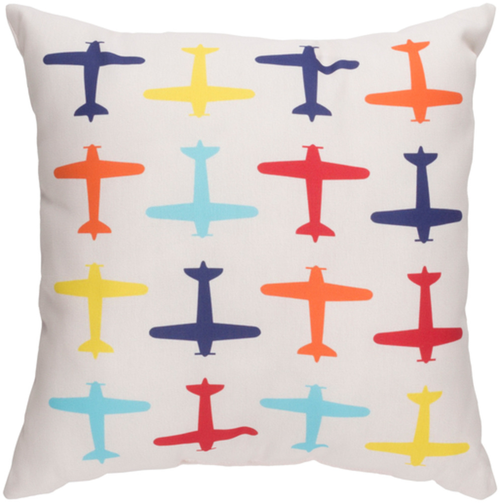LIL093-2020 Planes 20 x 20 x 4 in. Throw Pillow - Medium