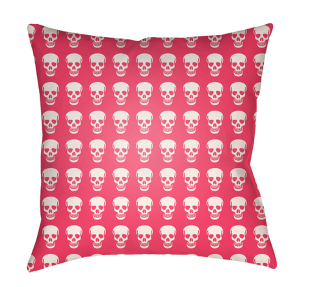 PK008-1818 Punk 18 x 18 x 4 in. Throw Pillow, Pink - Medium