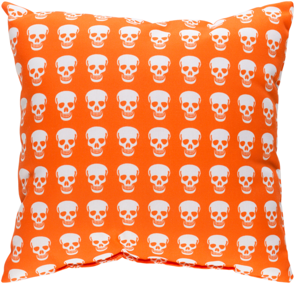 PK009-1818 Punk 18 x 18 x 4 in. Throw Pillow, White - Medium