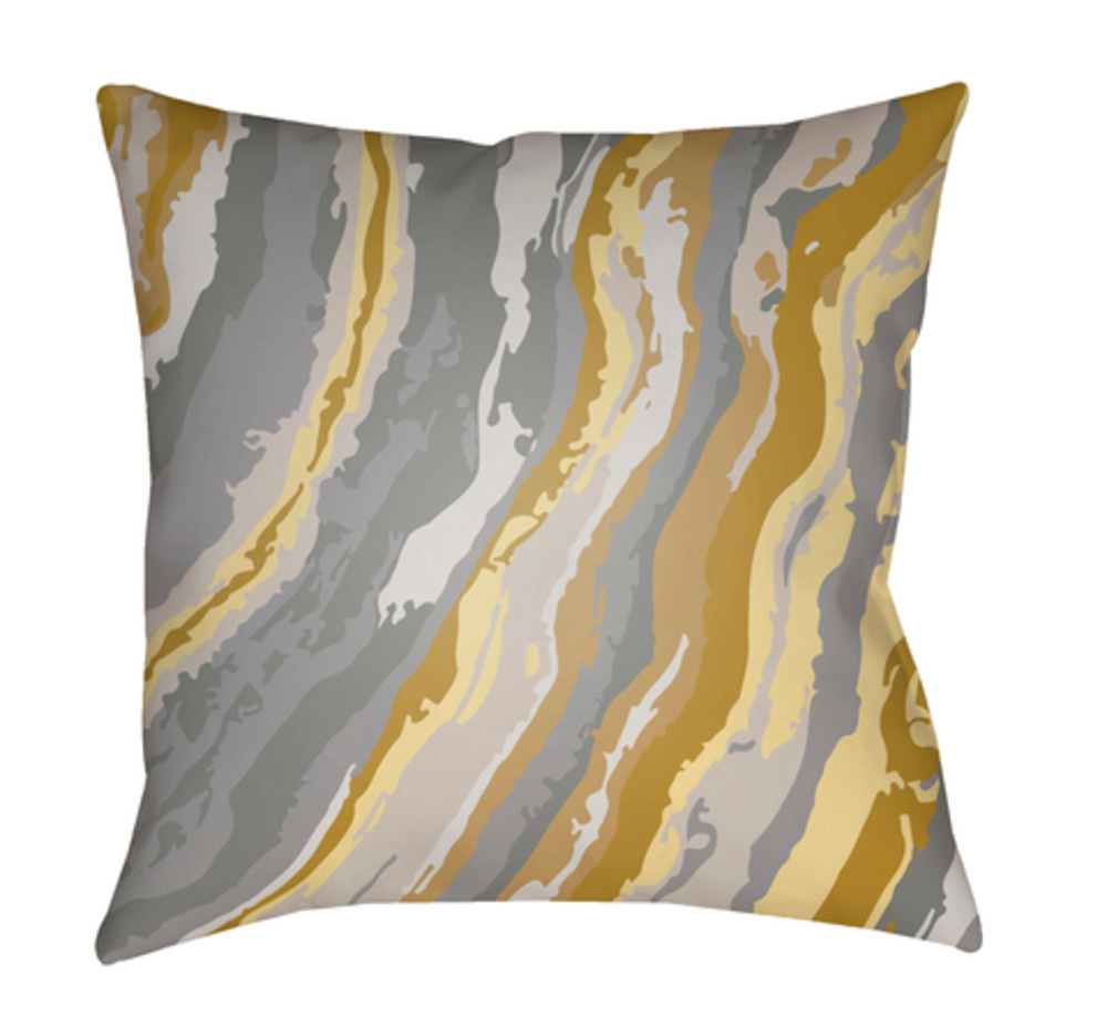 TX012-1818 Textures 18 x 18 x 4 in. Throw Pillow, Green - Medium