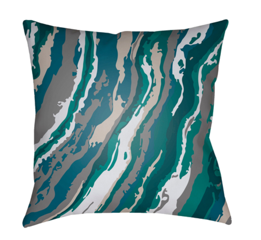 TX013-2020 Textures 20 x 20 x 4 in. Throw Pillow, Navy - Medium
