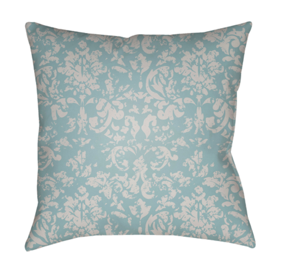DK036-2222 Moody Damask 22 x 22 x 5 in. Throw Pillow, Grey - Large