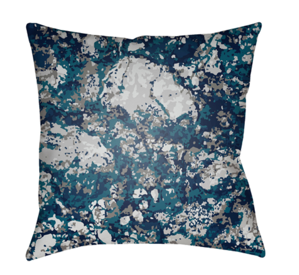 TX020-2222 Textures 22 x 22 x 5 in. Throw Pillow, Navy - Large