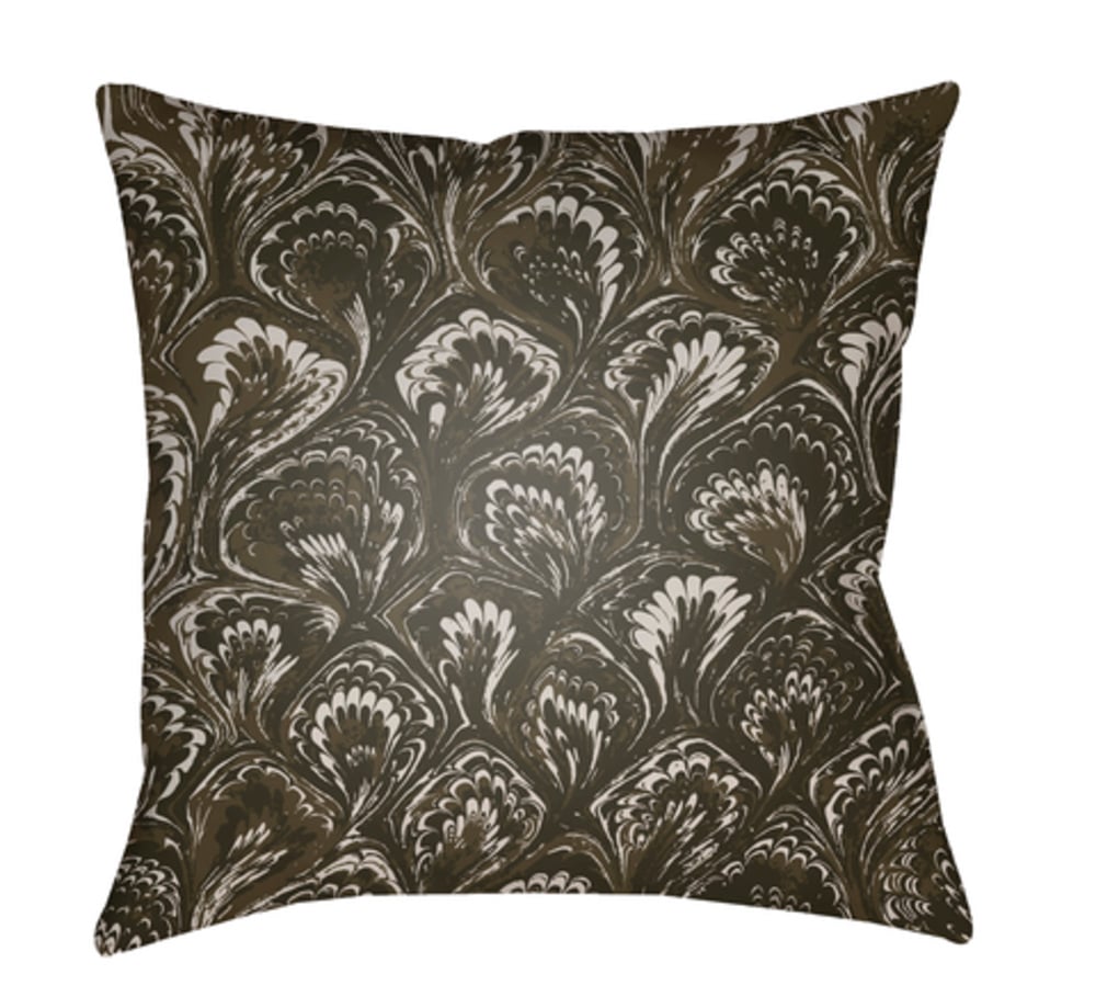 TX023-2222 Textures 22 x 22 x 5 in. Throw Pillow, Black - Large