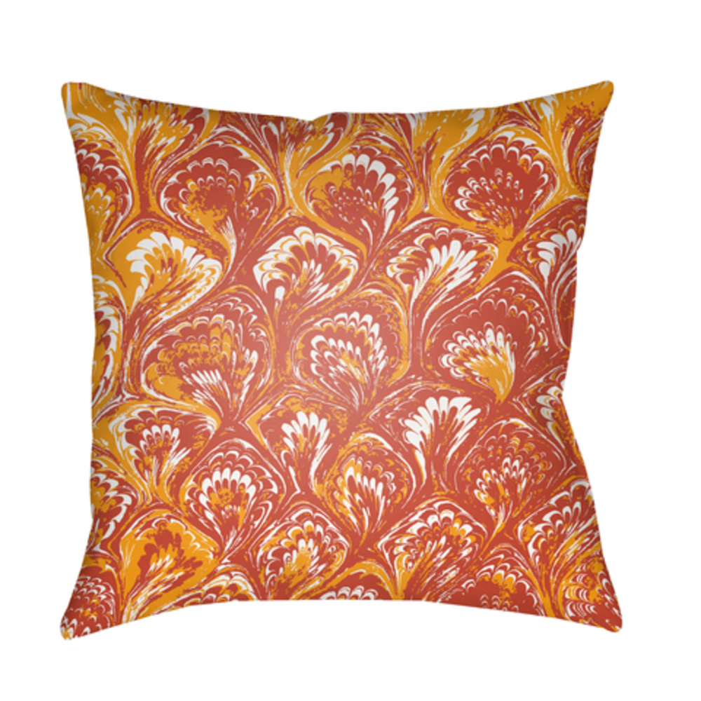 TX027-2222 Textures 22 x 22 x 5 in. Throw Pillow, Red - Large