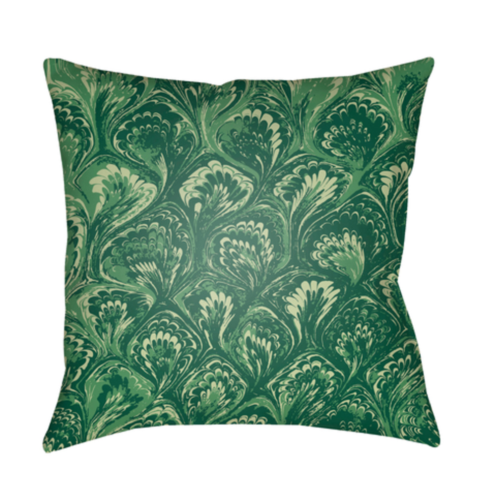 TX028-2222 Textures 22 x 22 x 5 in. Throw Pillow, Green - Large