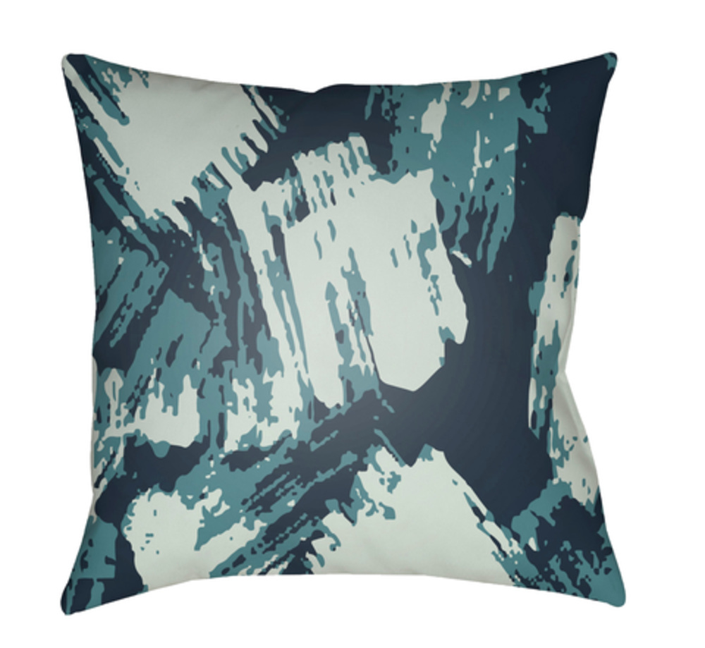 TX046-2222 Textures 22 x 22 x 5 in. Throw Pillow, Blue - Large