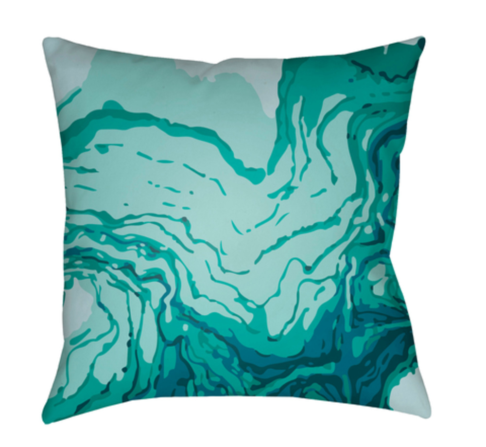 TX061-2222 Textures 22 x 22 x 5 in. Throw Pillow, Blue - Large