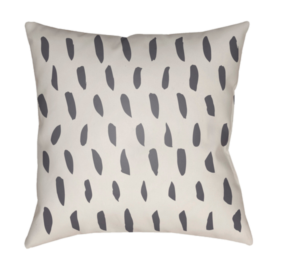 DOT004-1818 Spots 18 x 18 x 4 in. Throw Pillow, Beige - Medium