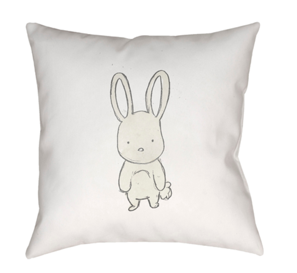 NUR005-1818 Nursery 18 x 18 x 4 in. Throw Pillow, Beige - Medium