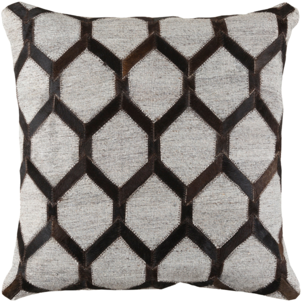 MOD002-2020 Medora 20 x 20 x 0.25 in. Pillow Cover, Black - Medium -  Livabliss