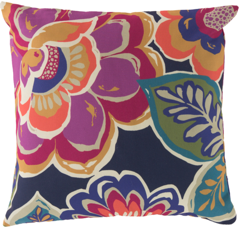 RG006-2020 Rain 20 x 20 x 4 in. Throw Pillow, Purple - Medium