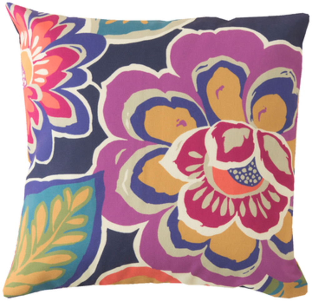 RG007-1818 Rain 18 x 18 x 4 in. Throw Pillow, Purple - Medium