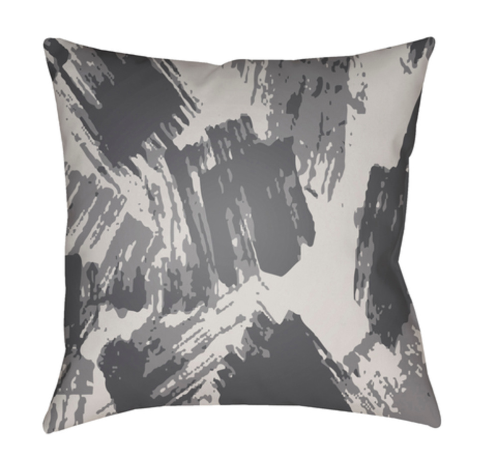 TX045-1818 18 x 18 x 4 in. Textures Abstract Square Throw Pillow, Navy, Pale Blue & Denim