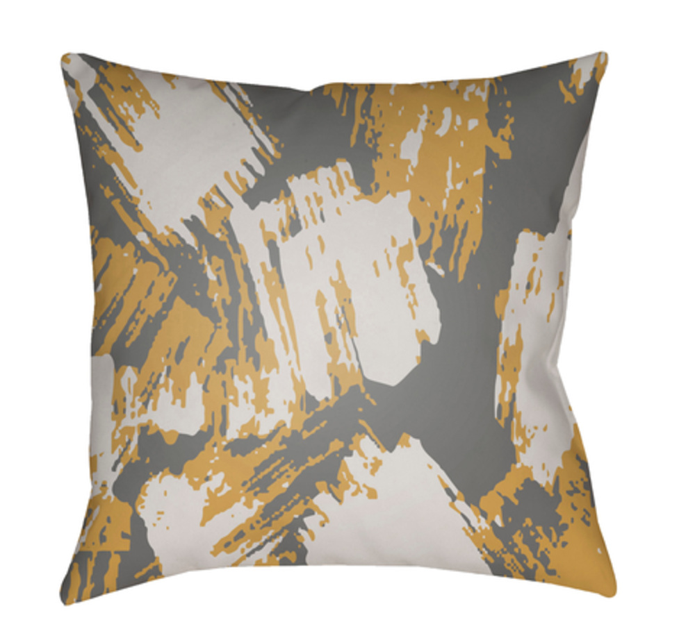 TX048-1818 18 x 18 x 4 in. Textures Abstract Square Throw Pillow, Lime, Pale Blue & Dark Blue