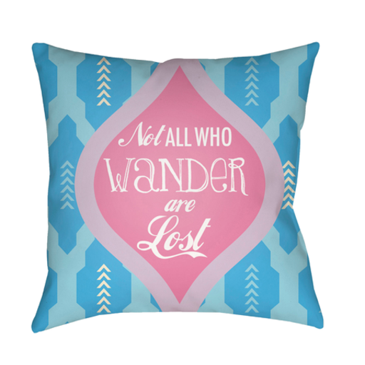 WA011-2020 20 x 20 x 4 in. Warhol Geometric Square Throw Pillow, Multi Color