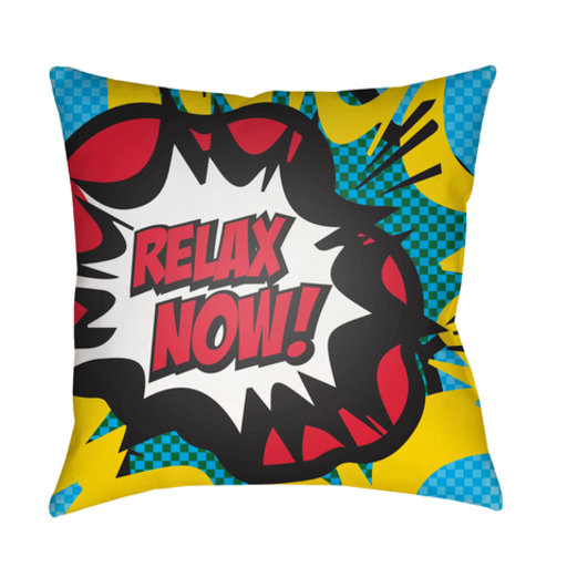 WA018-2020 20 x 20 x 4 in. Warhol Geometric Square Throw Pillow, Multi Color