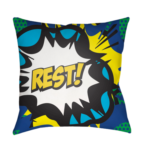 WA020-2020 20 x 20 x 4 in. Warhol Geometric Square Throw Pillow, Multi Color
