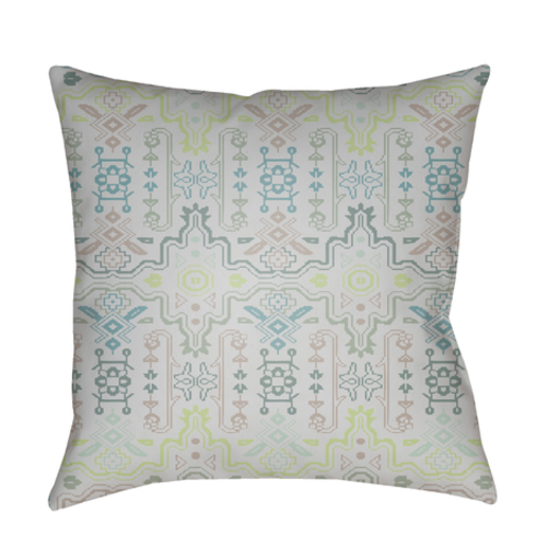YN012-2020 20 x 20 x 4 in. Yindi Geometric Square Throw Pillow, Multi Color