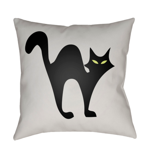 BOO106-2020 20 x 20 x 4 in. Boo Square Throw Pillow, Beige