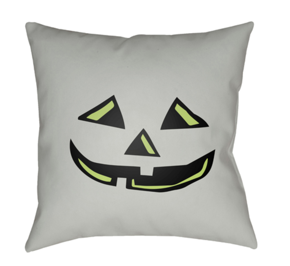 BOO116-1818 18 x 18 x 4 in. Boo Square Throw Pillow, Mint