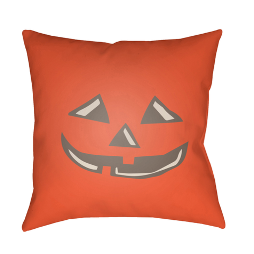 BOO119-2020 20 x 20 x 4 in. Boo Square Throw Pillow, Red